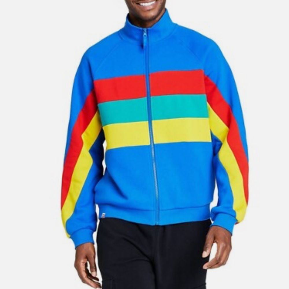 Lego x Target Collection Mens Zipped Multi Color Blocks Size L